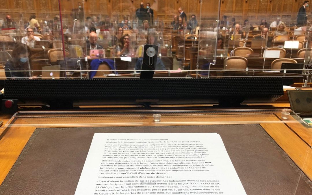 Indépendants, conjoints et RHT, stop à l’inégalité